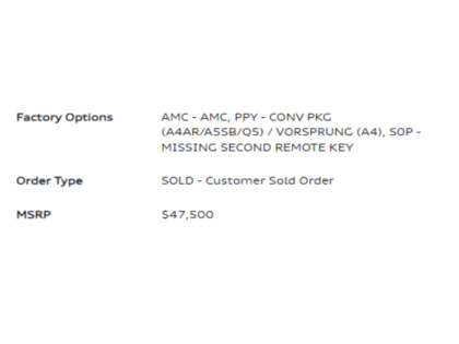 used 2022 Audi Q5 car, priced at $30,900