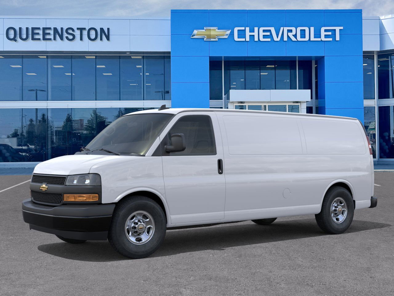 White 2025 Chevrolet Express Cargo Van Rear-Wheel Drive 8-Speed Automatic