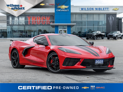 used 2025 Chevrolet Corvette car, priced at $87,595