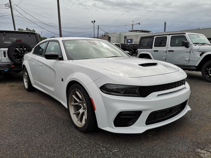 White 2023 Dodge Charger Scat Pack Widebody RWD Sedan Rear-Wheel Drive 8-Speed Automatic
