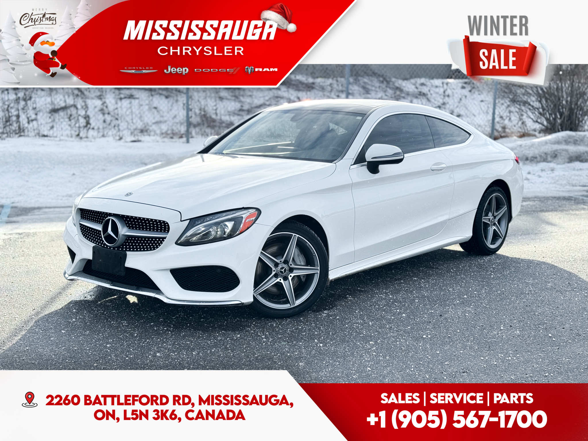 2017 Mercedes-Benz C-Class C 300 Coupe 4MATIC