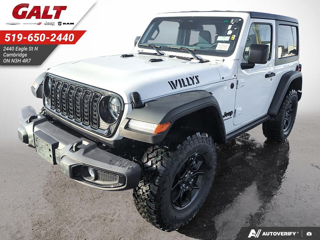 White 2026 Jeep Wrangler Willys 2-Door 4WD SUV / Crossover Four-Wheel Drive