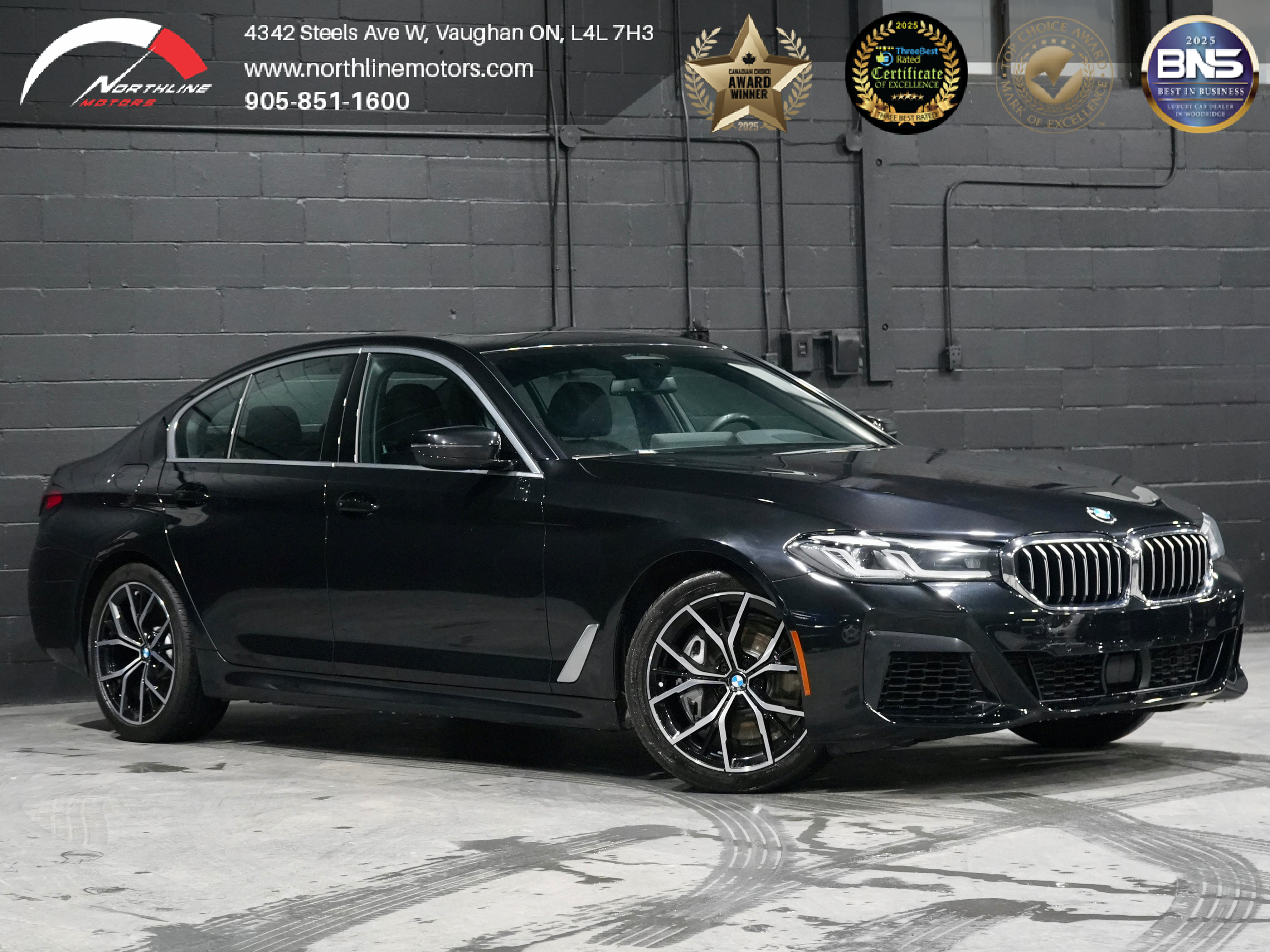 Black 2022 BMW 5 Series 540i xDrive AWD Sedan All-Wheel Drive 8-Speed Automatic