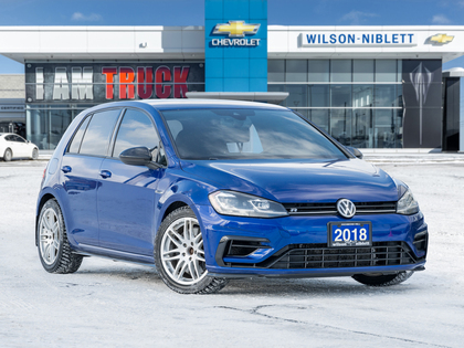 used 2018 Volkswagen Golf R car, priced at $18,495