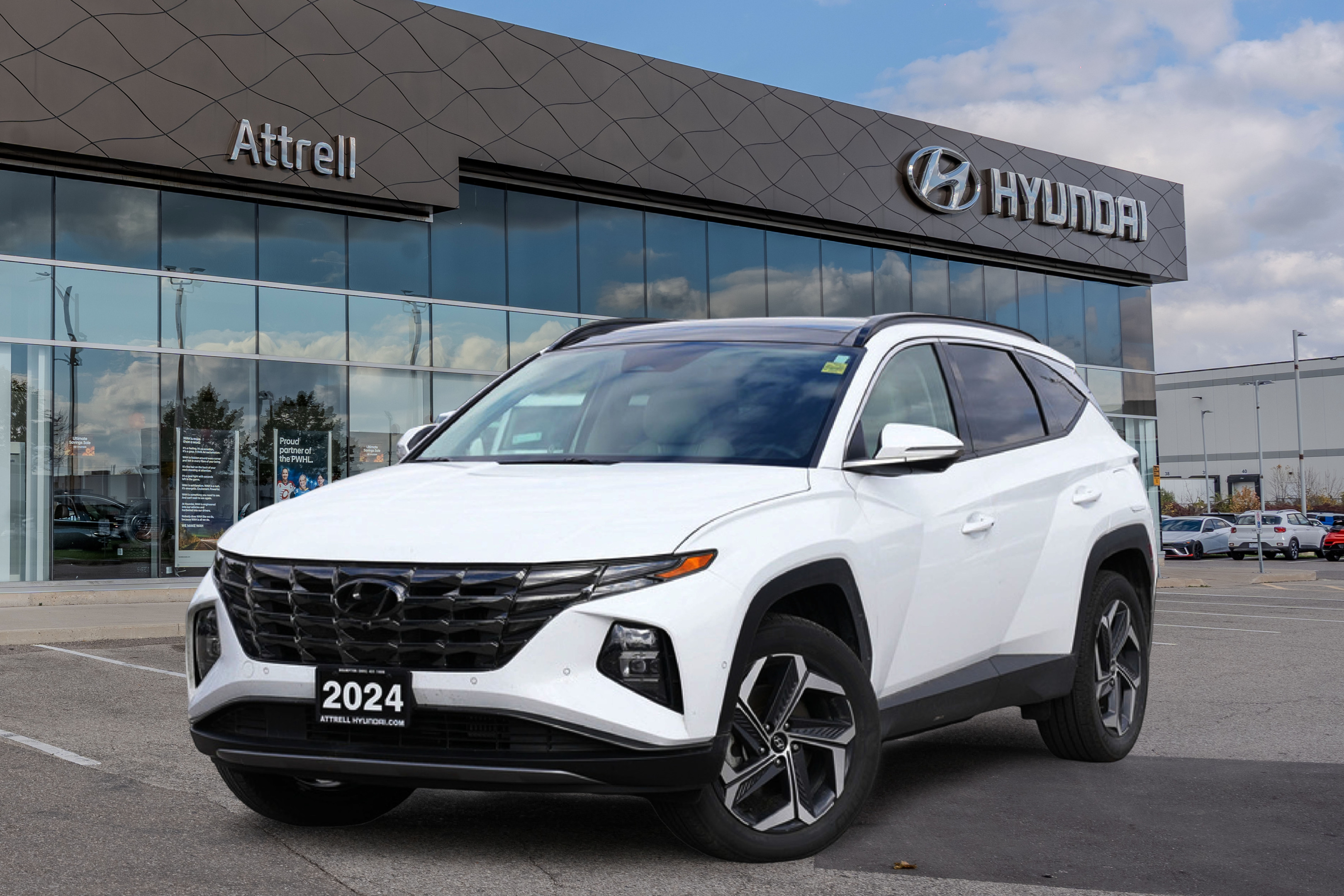 White 2024 Hyundai Tucson Hybrid Plug-In Ultimate AWD SUV / Crossover 6-Speed Automatic