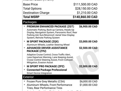 used 2024 BMW X7 car, priced at $80,900