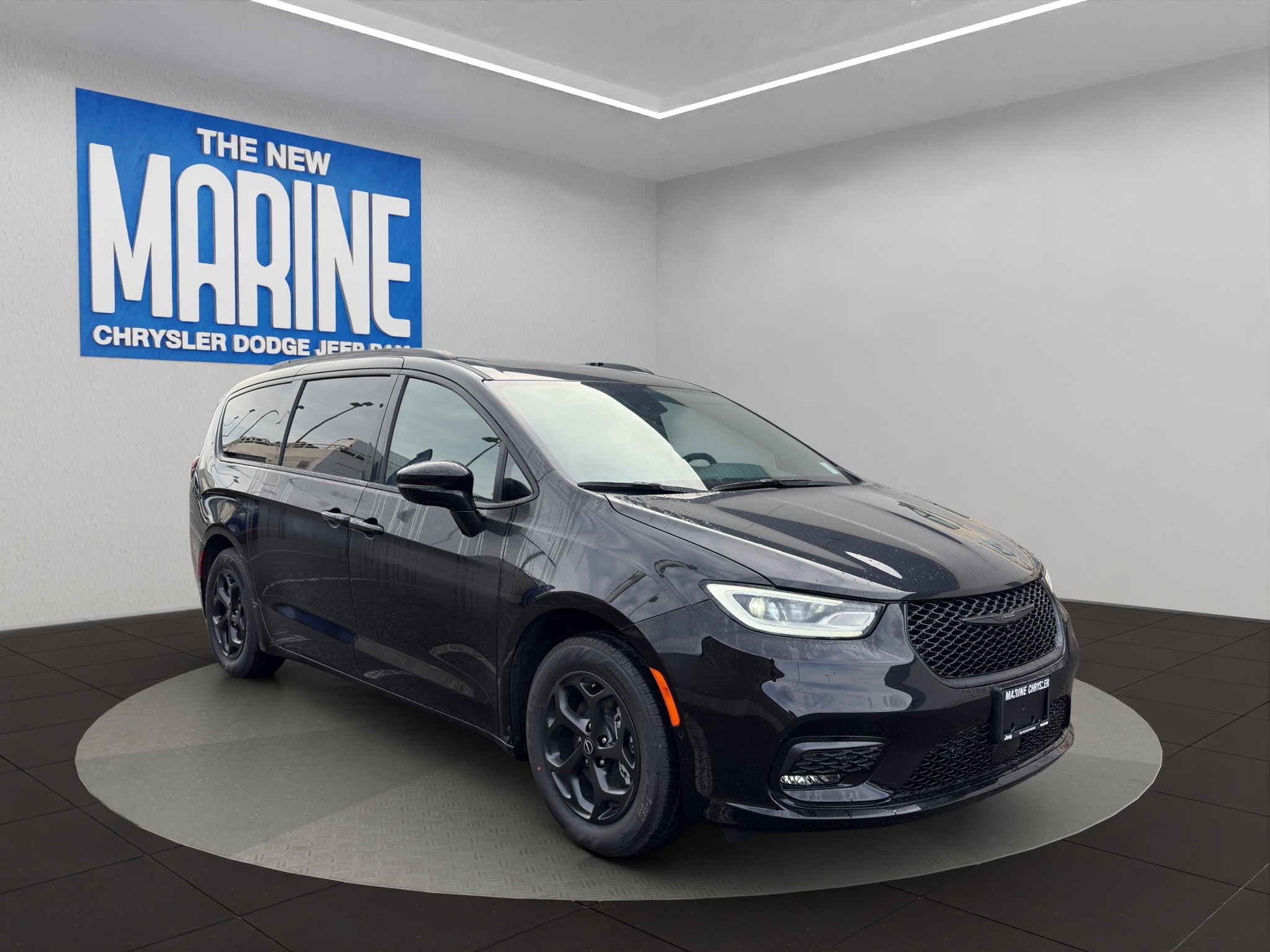 Black 2026 Chrysler Pacifica Hybrid Limited FWD Minivan Continuously Variable Transmission