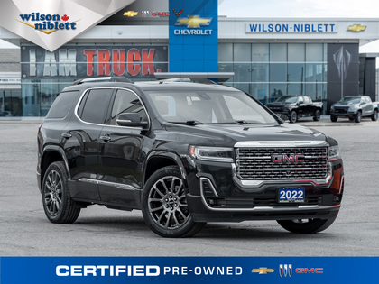 used 2022 GMC Acadia car, priced at $36,995