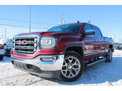 Red 2018 GMC Sierra 1500 SLT Crew Cab 4WD Pickup Truck Four-Wheel Drive Automatic