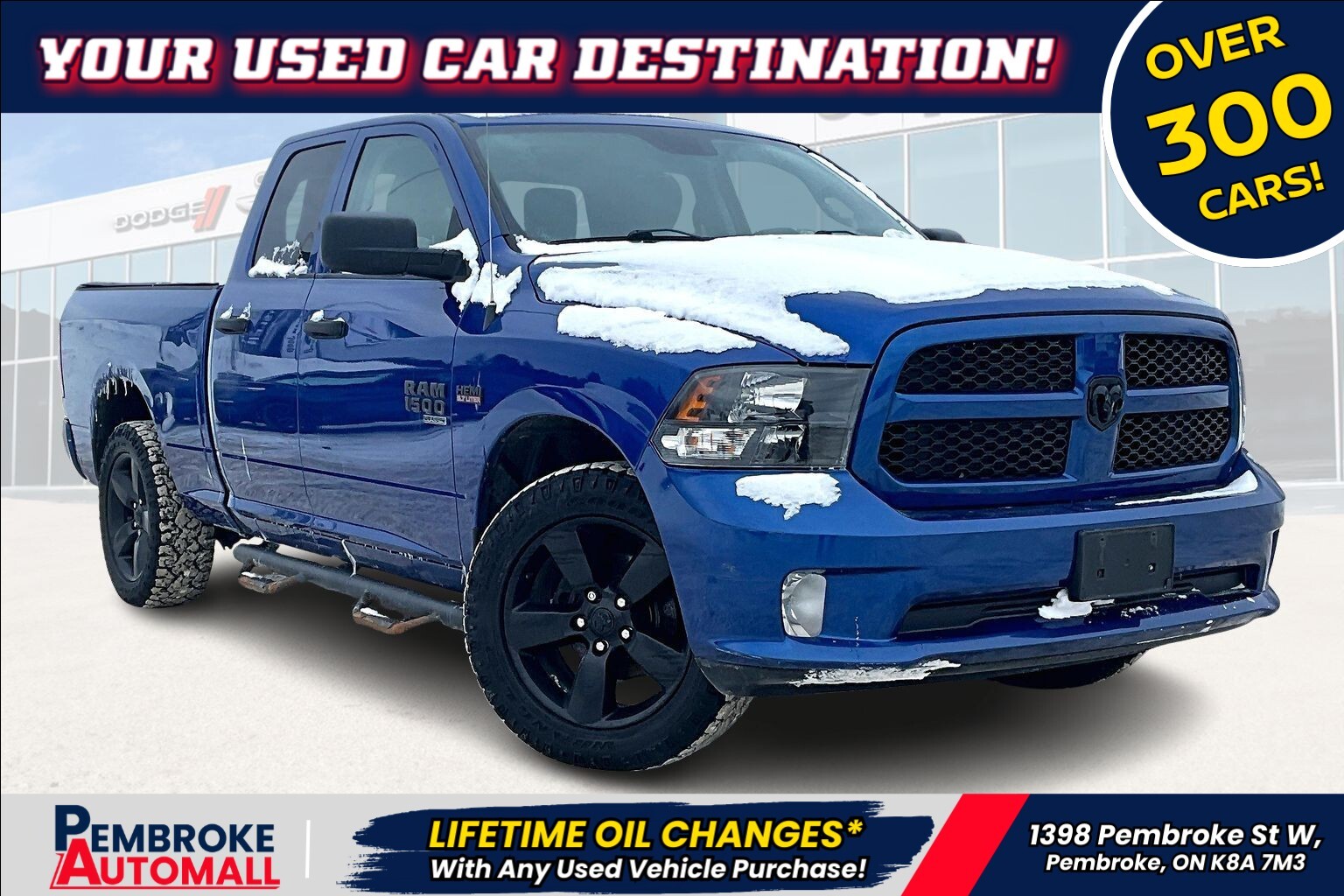 2019 Ram 1500 Classic 4WD / 4DOOR / QUAD CAB / HEMI / V8