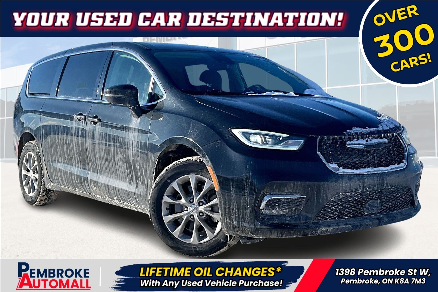 2023 Chrysler Pacifica AWD / V6 / 3.6L PENTASTAR/ LEATHER INTERIOR