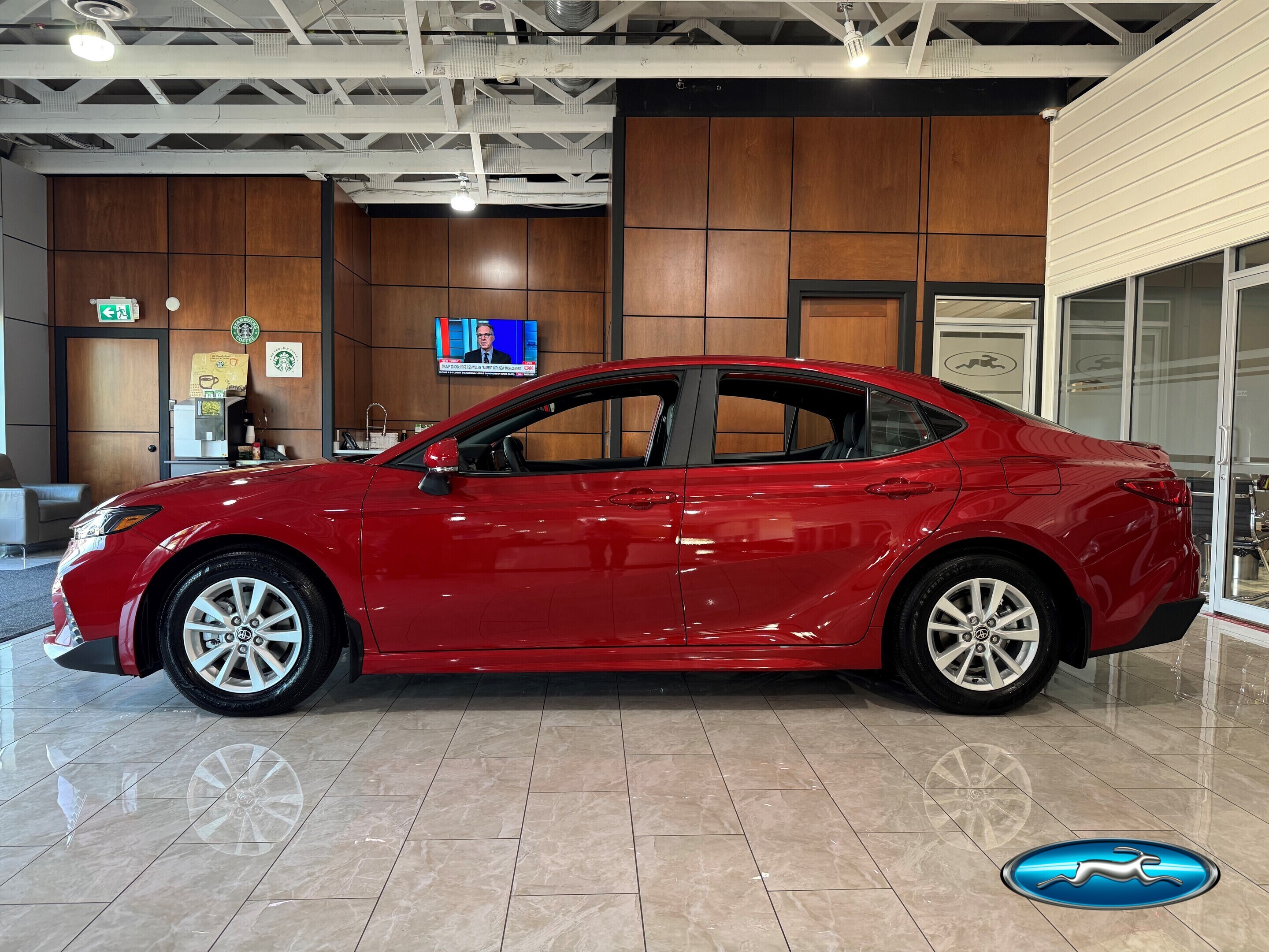 Red 2025 Toyota Camry SE FWD Sedan Front-Wheel Drive Continuously Variable Transmission