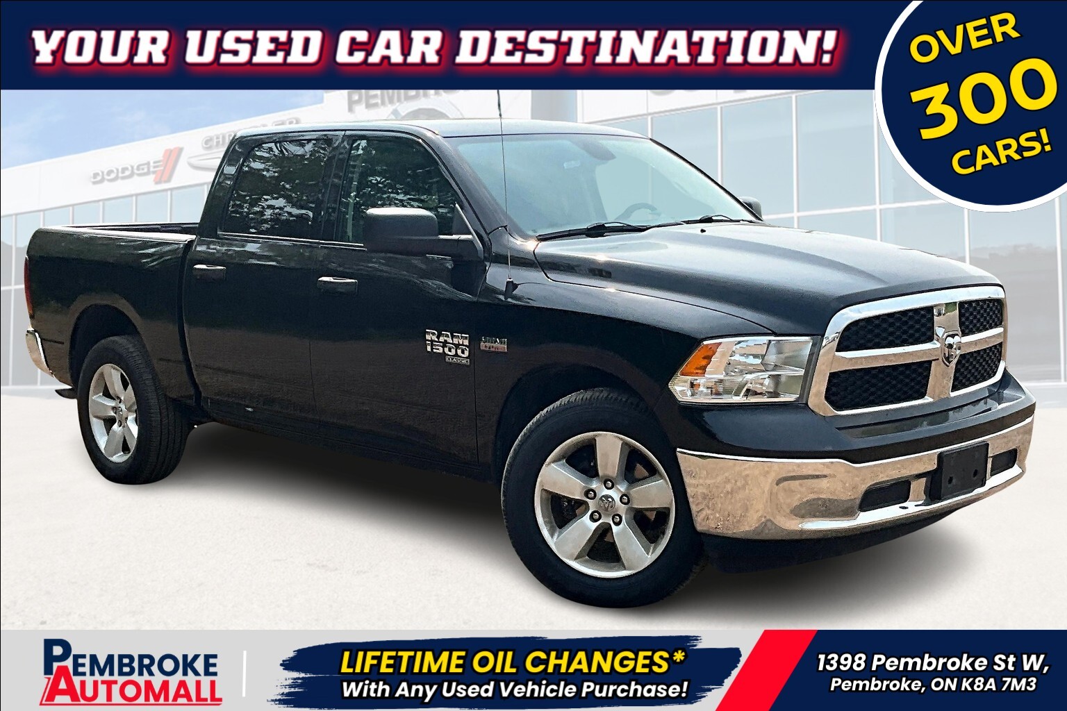 2022 Ram 1500 Classic SLT 4WD | HEMI V8 | Rear Parking Camera | SiriusXM