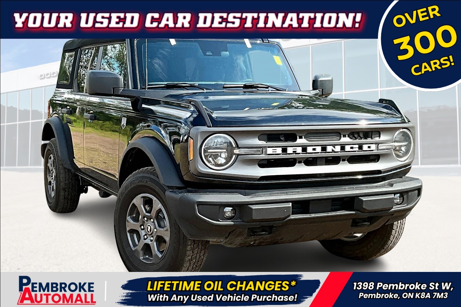 2024 Ford Bronco Apple Carplay/ Android Auto 4WD | 2.3L EcoBoost |