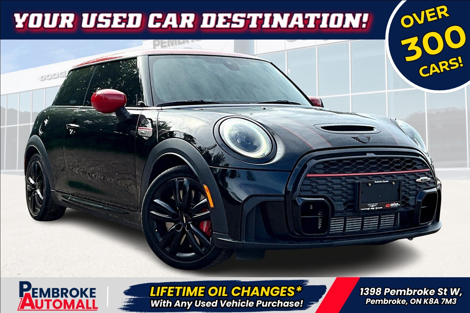 2022 MINI 3 Door JOHN COOPER WORKS | Sunroof | Harman/Kardon | Prem