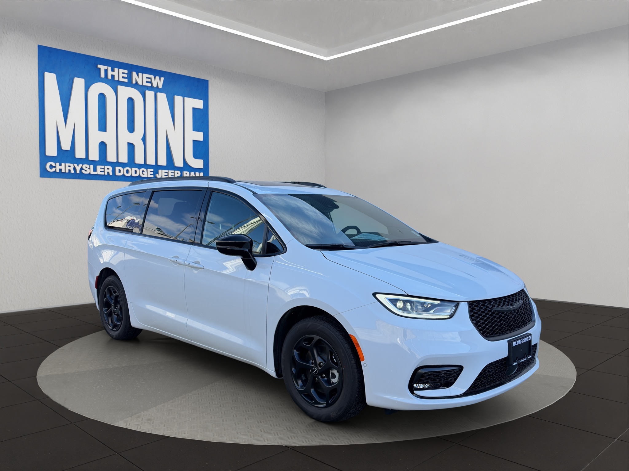 White 2026 Chrysler Pacifica Hybrid Limited FWD Minivan Continuously Variable Transmission