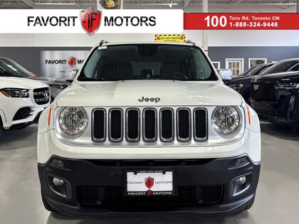 White 2015 Jeep Renegade Limited 4WD SUV / Crossover Four-Wheel Drive 9-Speed Automatic