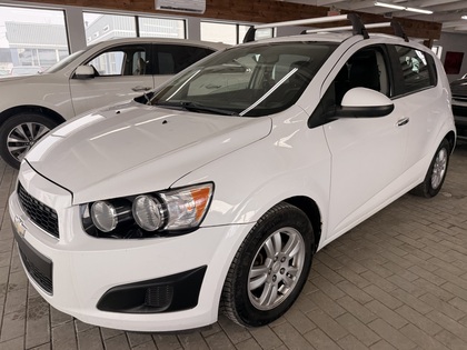 White 2013 Chevrolet Sonic LT Hatchback FWD Hatchback Front-Wheel Drive Automatic