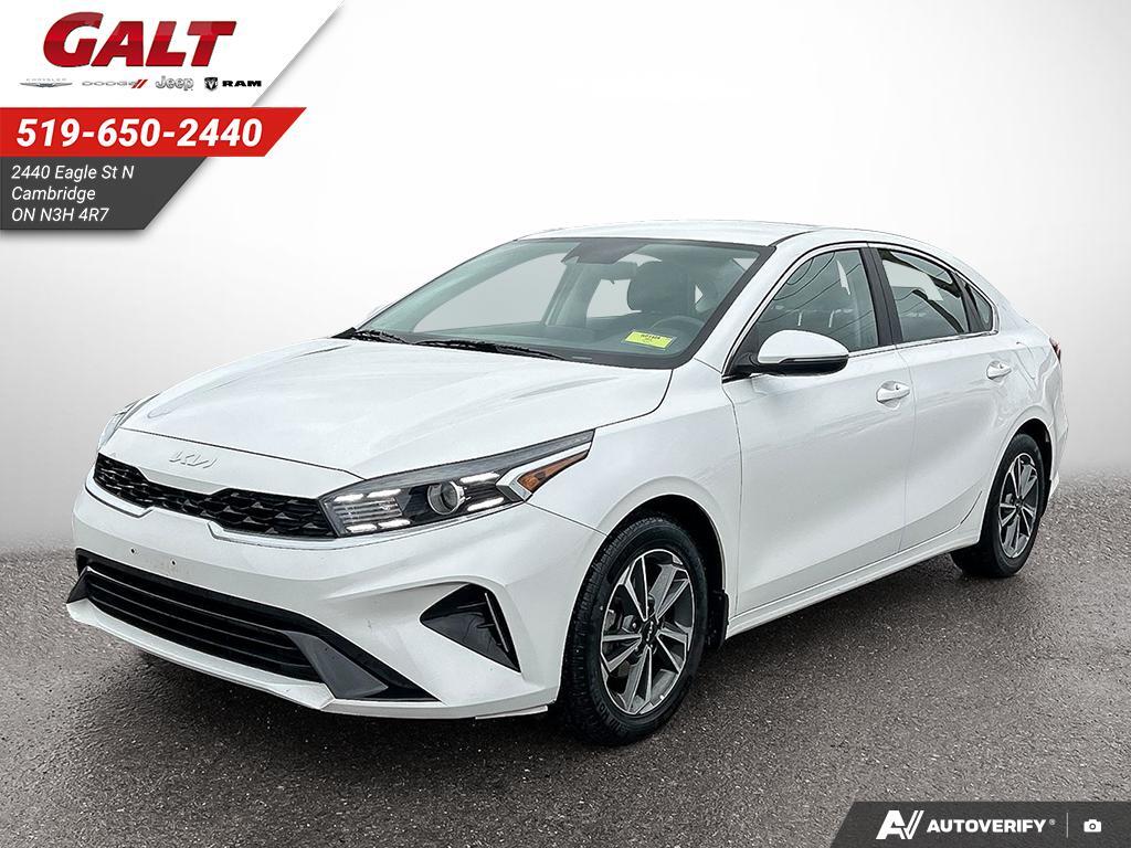 White 2023 Kia Forte EX FWD Sedan Continuously Variable Transmission