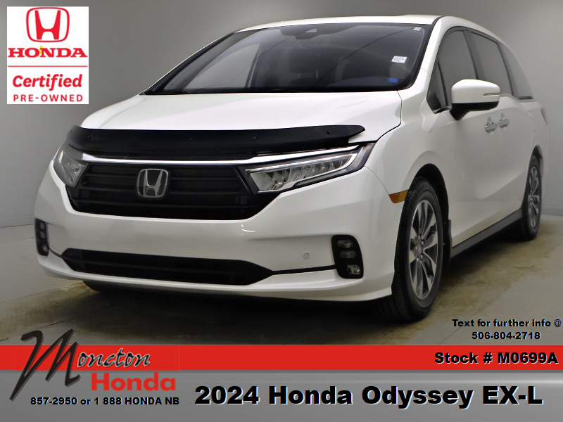 White 2024 Honda Odyssey Minivan Front-Wheel Drive Automatic