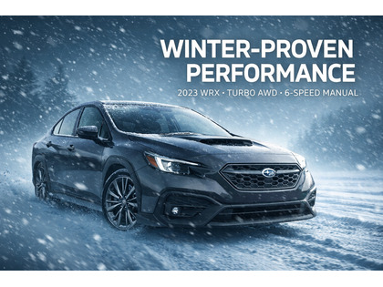 used 2023 Subaru WRX car, priced at $29,498