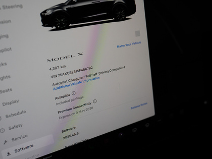 used 2025 Tesla Model X car, priced at $123,900