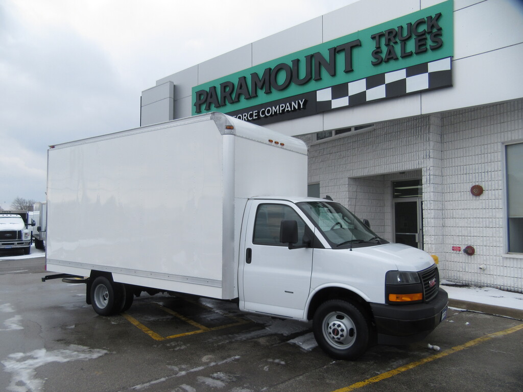 2023 GMC GMCSavana 3500 CUSTOM 16FT HIGH BOX CUBE VAN 91 INCH HEIGHT