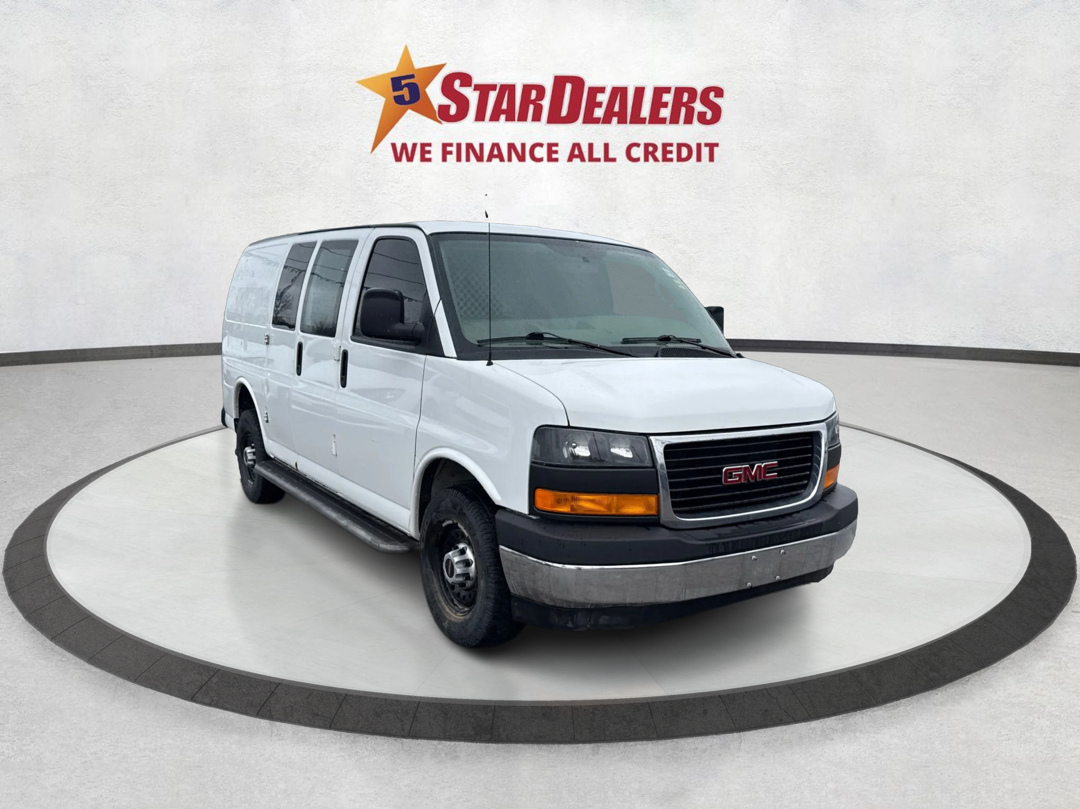 White 2017 GMC Savana Cargo 2500 RWD Van Rear-Wheel Drive 8-Speed Automatic
