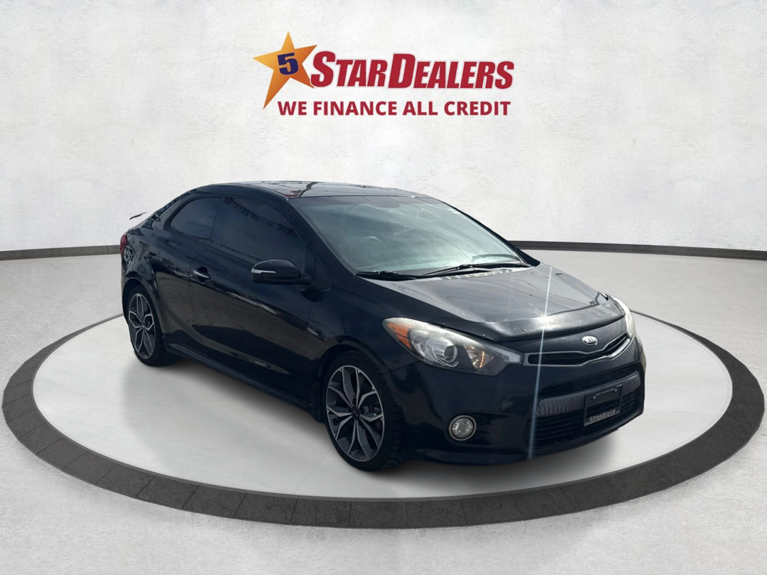 Black 2016 Kia Forte Koup Coupe Automatic