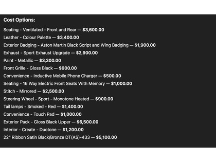 used 2022 Aston Martin DBX car, priced at $139,900