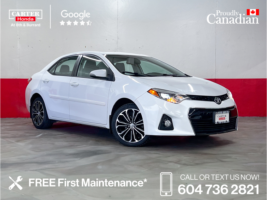 Voxcar TOYOTA Corolla SEDAN in White, VANCOUVER