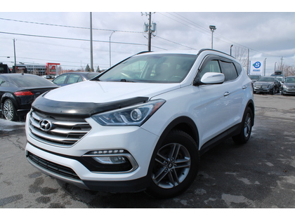 White 2017 Hyundai Santa Fe Sport 2.4L AWD SUV / Crossover All-Wheel Drive Automatic