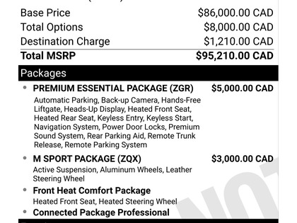 used 2024 BMW X5 car, priced at $73,900