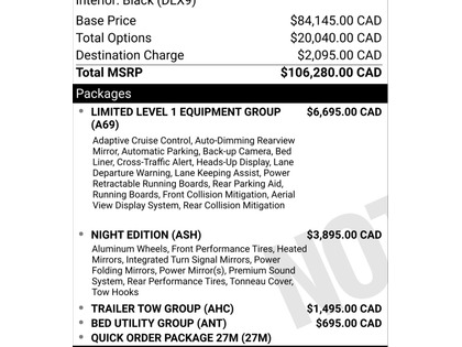 used 2023 Ram 1500 car, priced at $54,900