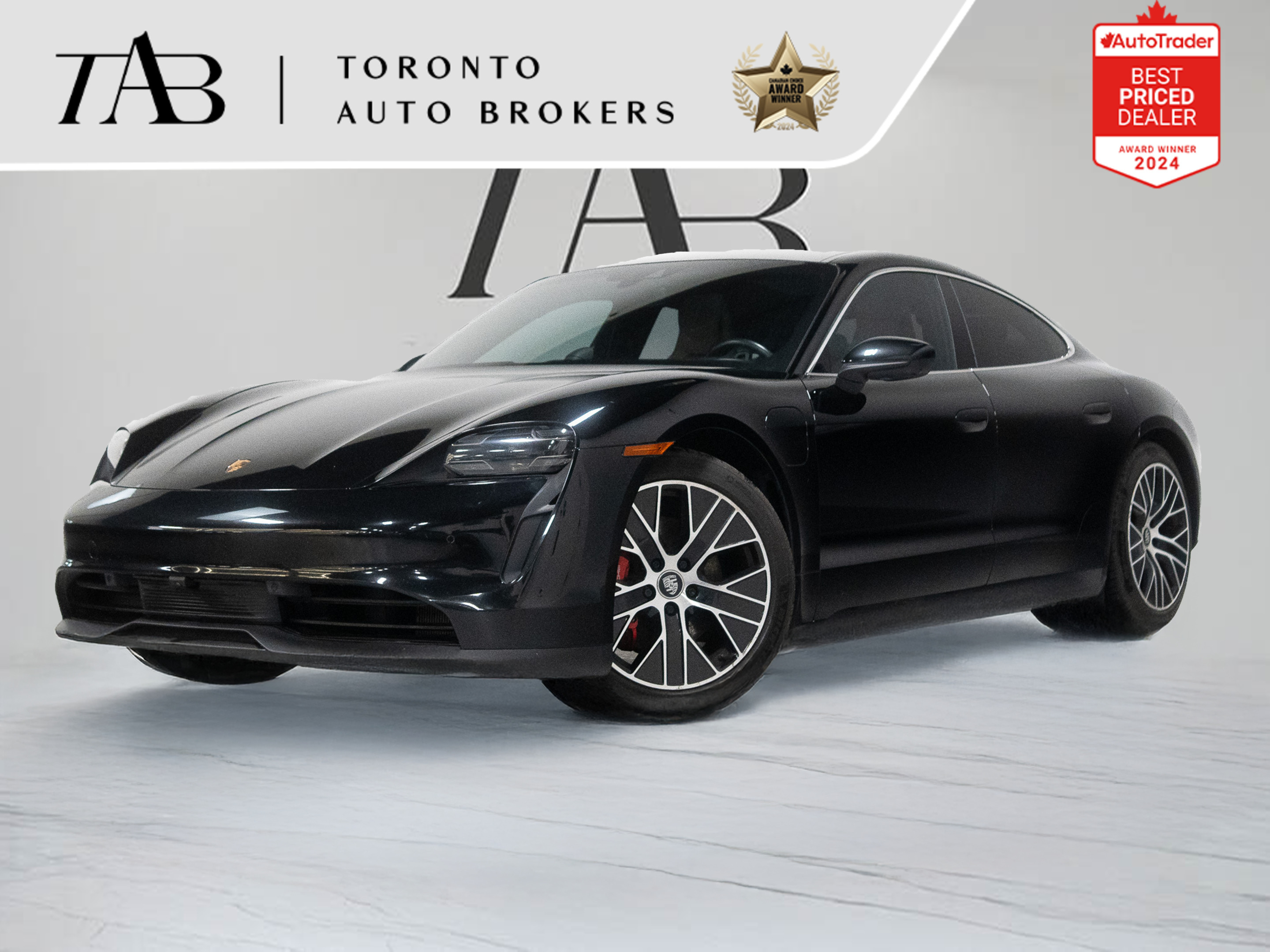 Black 2021 Porsche Taycan Sedan All-Wheel Drive Automatic