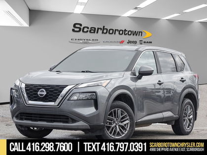 Gray 2023 Nissan Rogue S FWD SUV / Crossover Front-Wheel Drive Continuously Variable Transmission