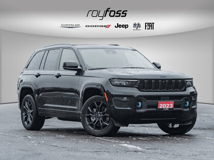 Black 2023 Jeep Grand Cherokee 4xe 30th Anniversary 4WD SUV / Crossover Four-Wheel Drive Automatic