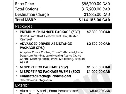 used 2025 BMW i5 car, priced at $94,900