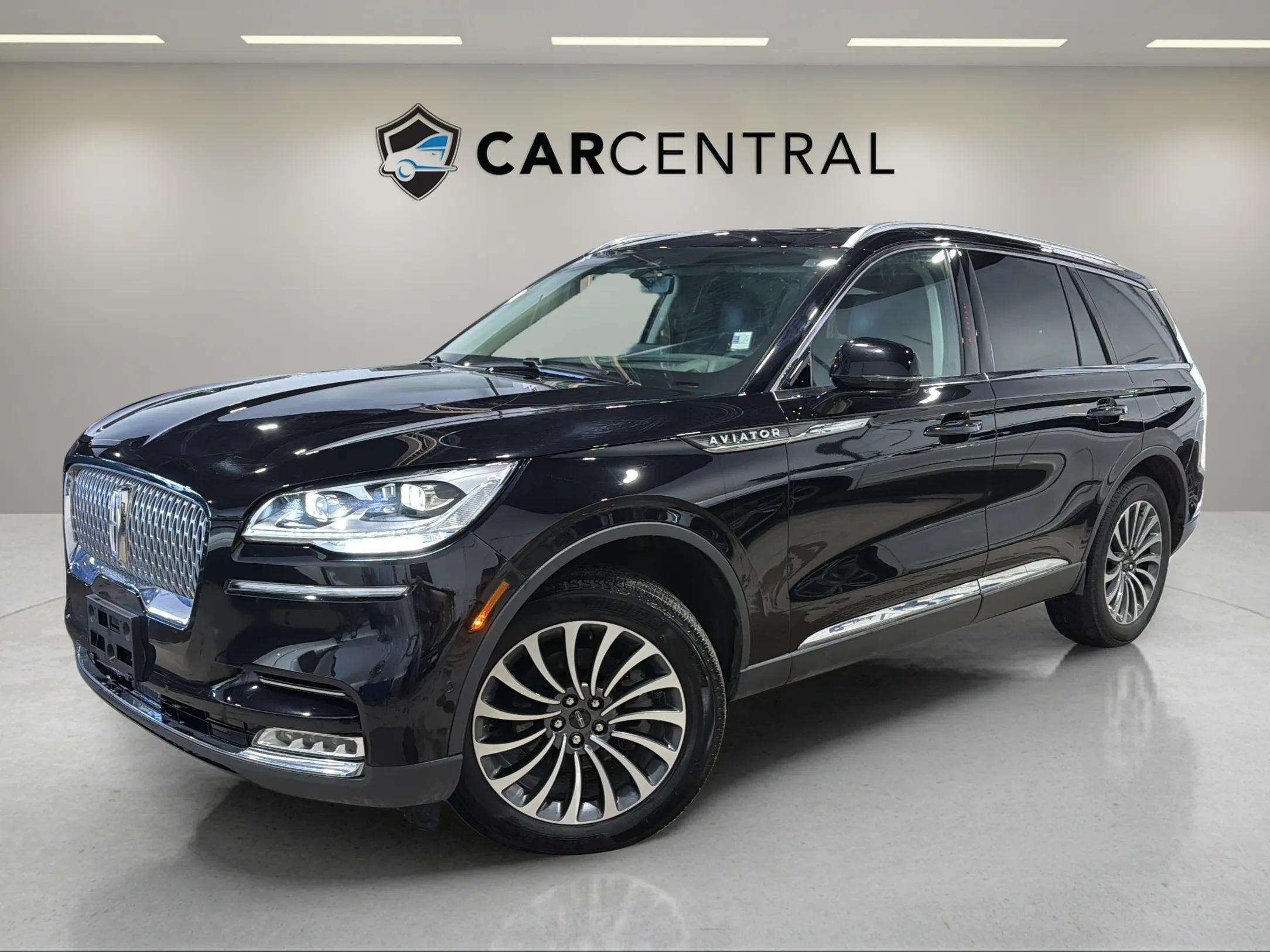 Black 2023 Lincoln Aviator Reserve AWD SUV / Crossover All-Wheel Drive Automatic