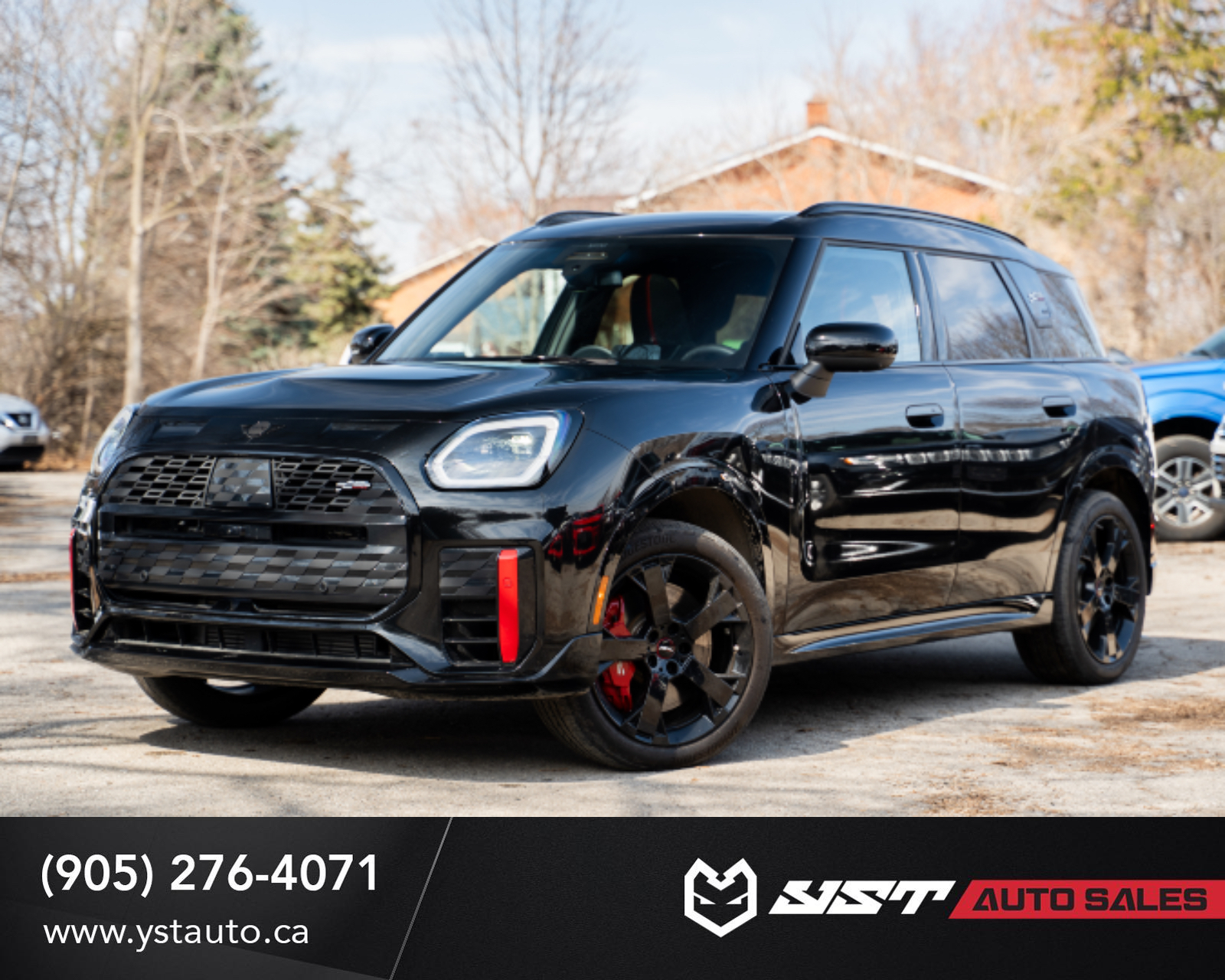 Black 2025 MINI Countryman John Cooper Works ALL4 SUV / Crossover All-Wheel Drive 7-Speed Automatic