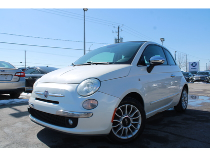 Brown (Beige) 2014 FIAT 500 Lounge Convertible Convertible Front-Wheel Drive Automatic