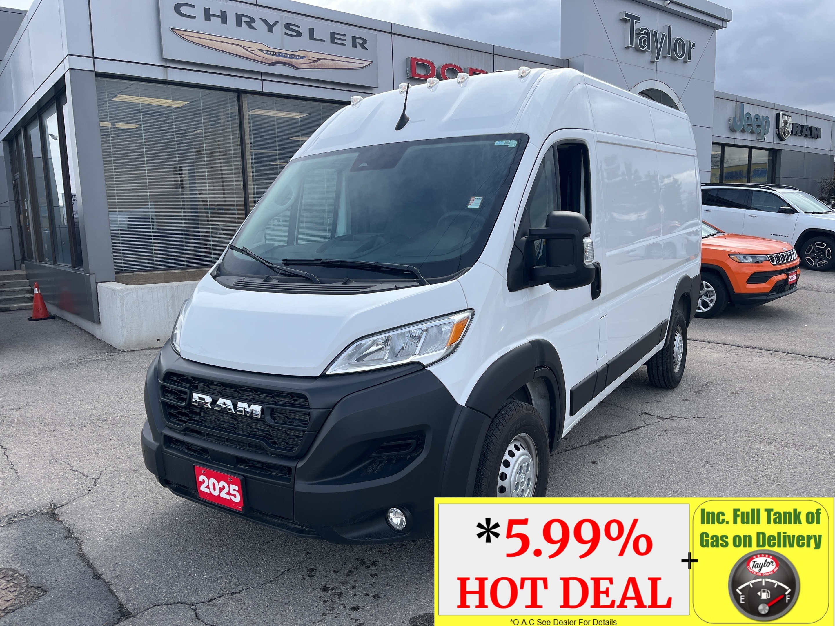 2025 RAM ProMaster 1500 Tradesman 136 High Roof Cargo Van FWD