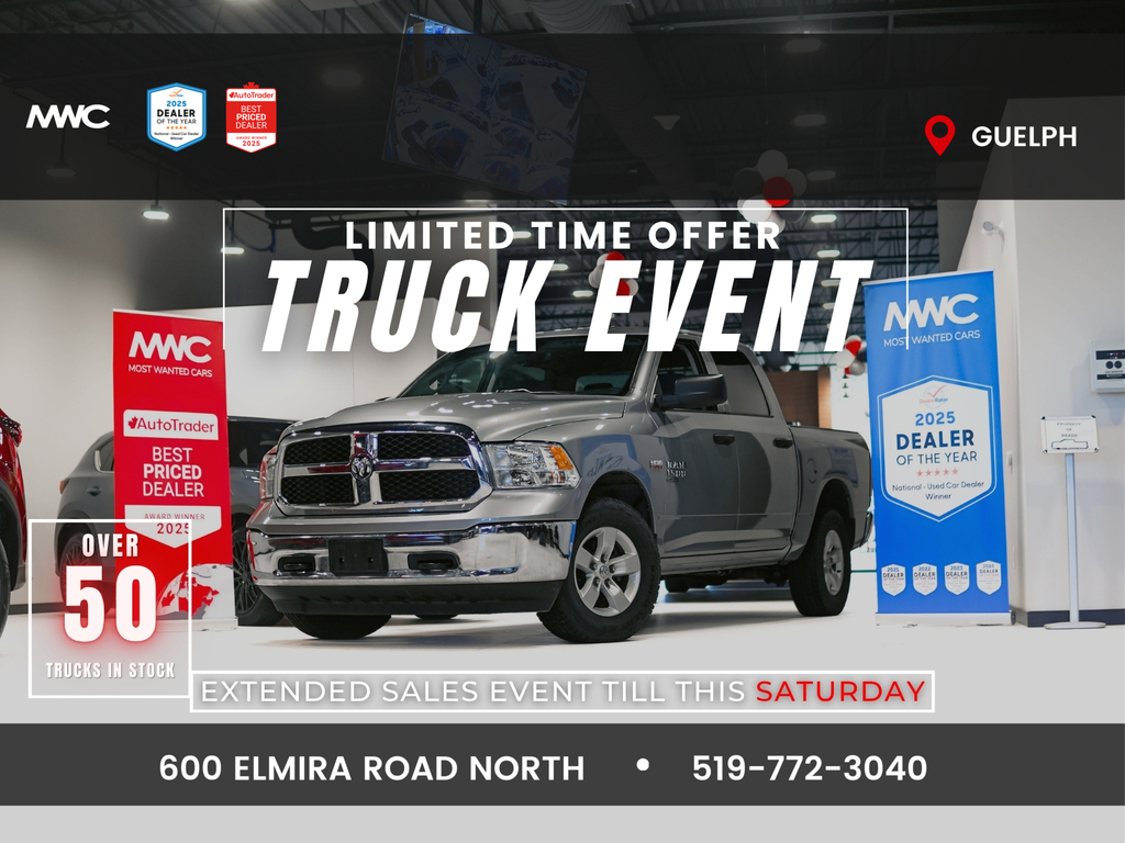 2023 Ram 1500 Classic SLT CREW | 4X4 | 5.7L V8 HEMI | HITCH | NO ACCIDEN