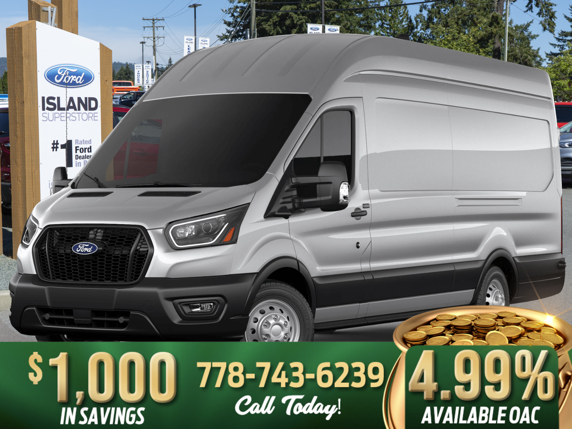 2026 Ford Transit Cargo 350 High Roof Extended LB AWD