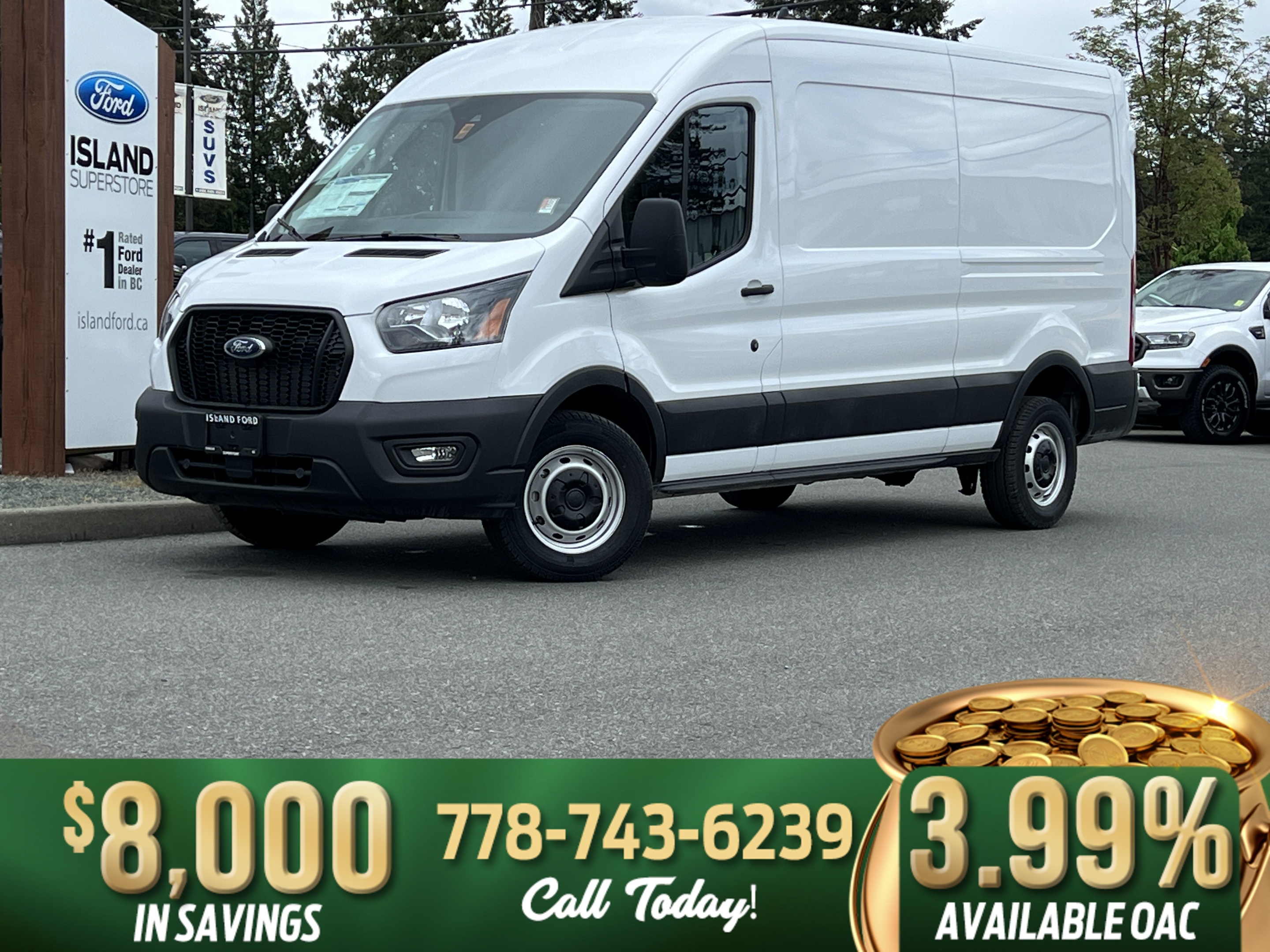 Ford Transit Cargo 350 Medium Roof LB RWD 2025