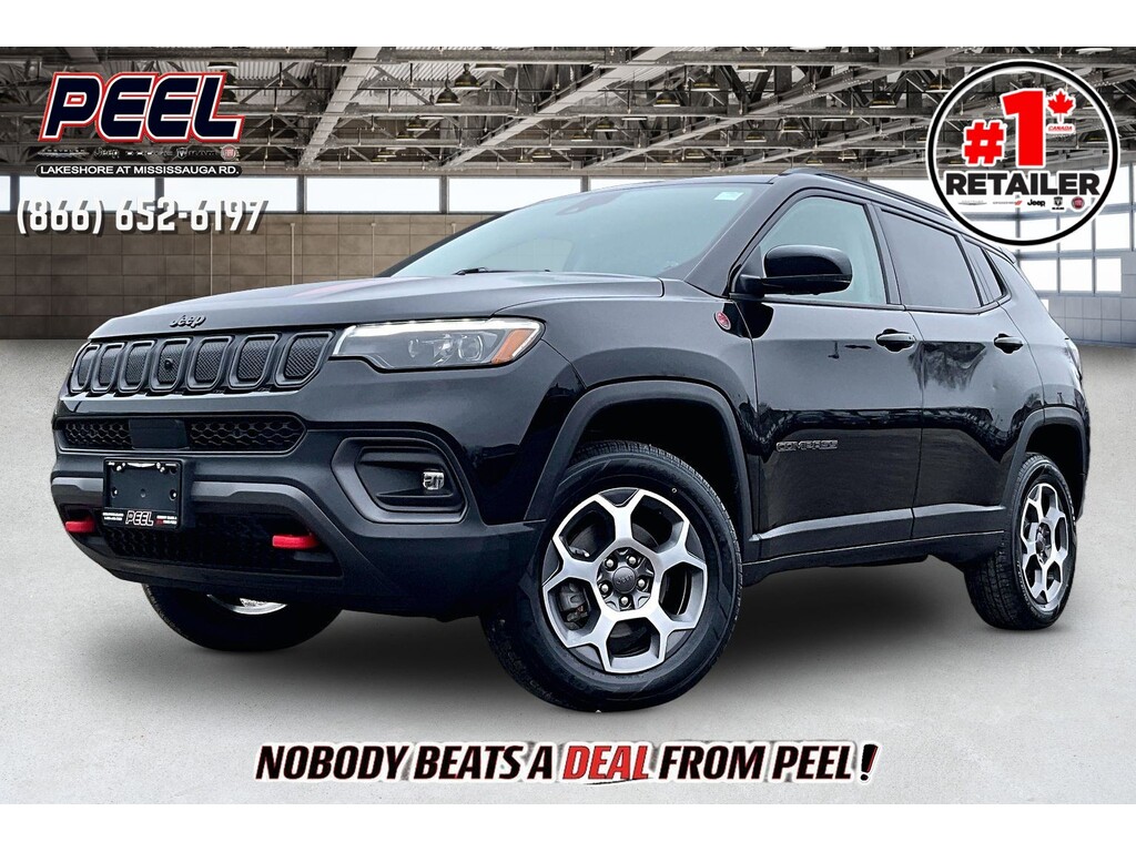 2022 Jeep Compass Trailhawk Elite | Vented Leather | SafetyTech |4X4