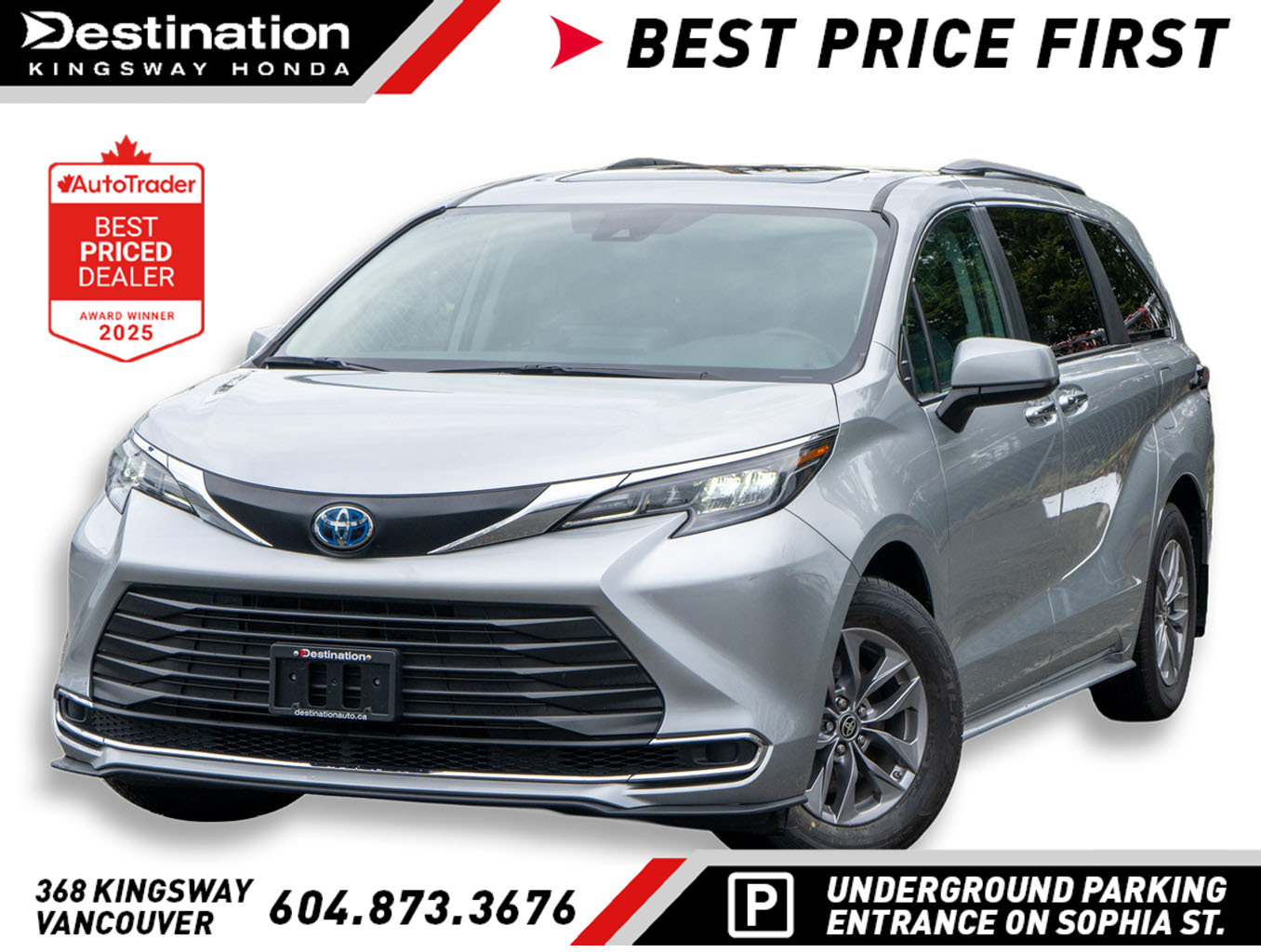 2024 Toyota Sienna XLE 8-Passenger FWD