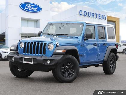 used 2024 Jeep Wrangler car, priced at $38,500