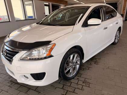 White 2014 Nissan Sentra SR Sedan Front-Wheel Drive Automatic