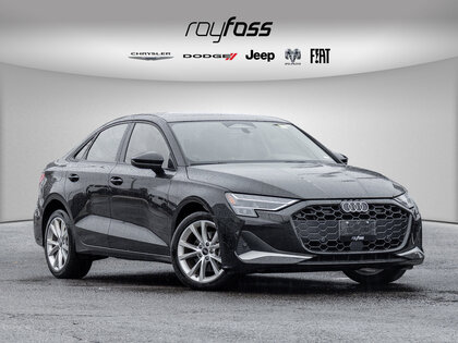 Black 2026 Audi A3 quattro 40 TFSI Sedan Automatic